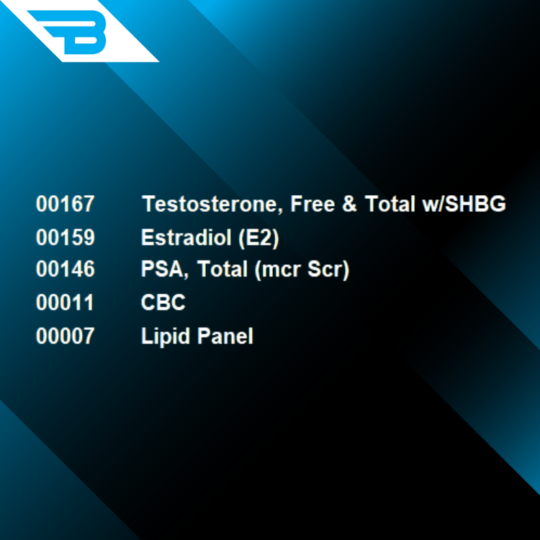 352K - Male BodyShop Wellness Panel #2